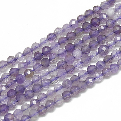 Natural Amethyst Beads Strands G-S300-34-2mm-1