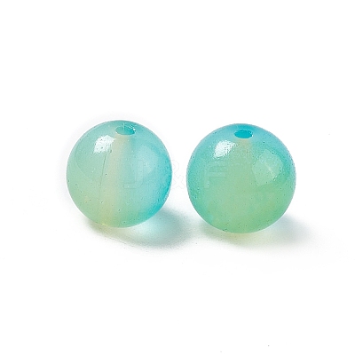 Glass Imitation Jade Beads GLAA-P029-03B-1
