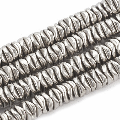 Electroplate Non-magnetic Synthetic Hematite Beads Strands G-N0321-07M-1