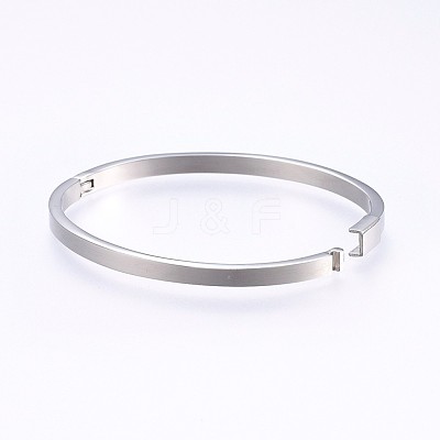 304 Stainless Steel Bangles BJEW-P223-20P-1