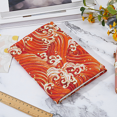 Cotton and Linen Book Covers AJEW-WH0348-447A-1