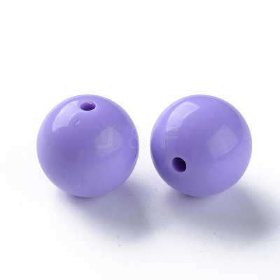 Opaque Acrylic Beads MACR-S370-C20mm-SS2114-1