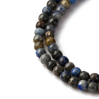 Natural Lapis Lazuli Beads Strands G-L629-A01-3mm-1