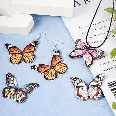 Butterfly Earring Making Kit FIND-TA0002-67-1