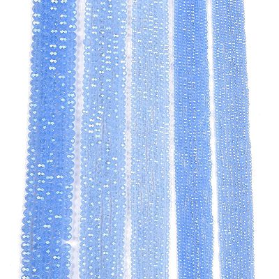 Electroplate Glass Beads Strands EGLA-A044-J3mm-A03-1