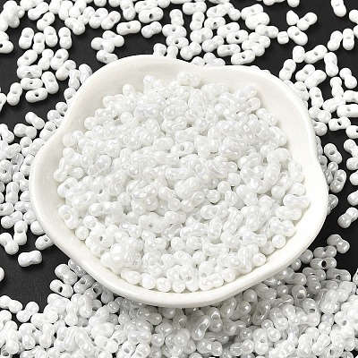 Opaque Colours Luster Glass Seed Beads X1-SEED-B001-01A-12-1