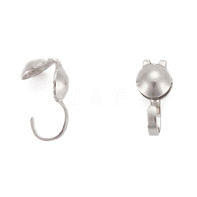 Tarnish Resistant 201 Stainless Steel Bead Tips STAS-R063-23-1