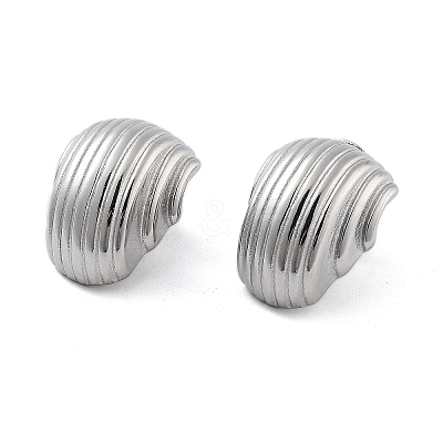 Non-Tarnish 304 Stainless Steel Stud Earrings EJEW-P258-28P-1