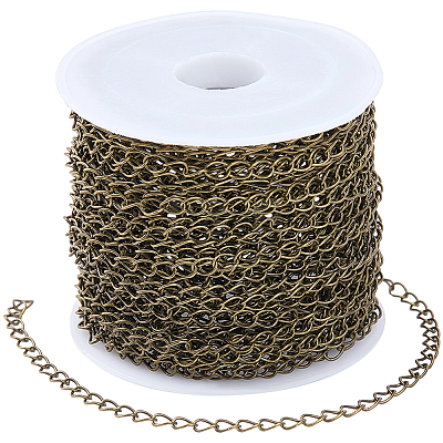 10M Brass Twisted Chains CHC-SP0001-11-1