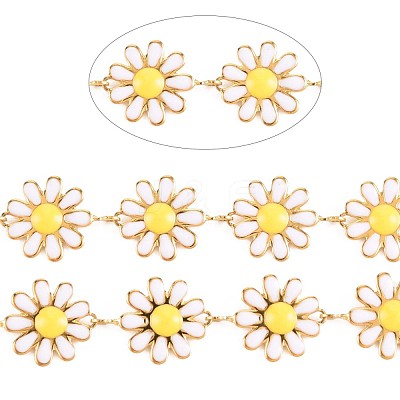 Ion Plating(IP) 304 Stainless Steel Sunflower Link Chains STAS-N092-03LG-1