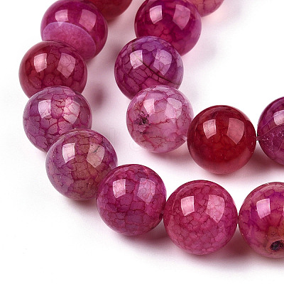 Natural Dragon Veins Agate Dyed Beads Strands G-H290-A01-02B-1