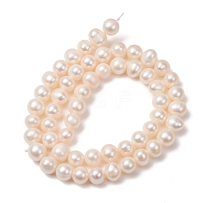 Natural Cultured Freshwater Pearl Beads Strands PA-CBABE82-15E-1
