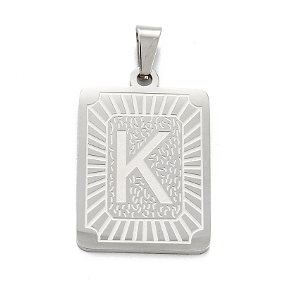 Non-Tarnish 304 Stainless Steel Pendants STAS-K216-48K-P-1