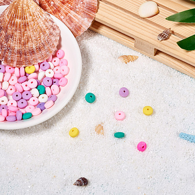 4 Strands 4 Style Handmade Polymer Clay Beads CLAY-CW0001-05-1