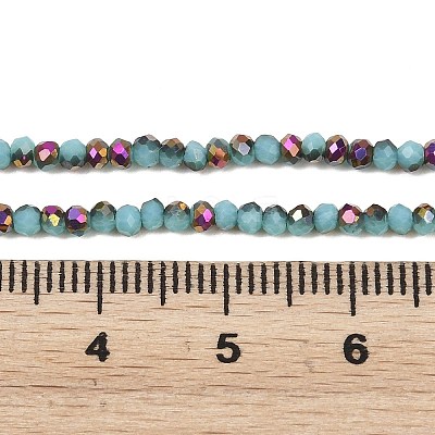 Electroplate Glass Beads Stradns EGLA-H114-02A-09-1