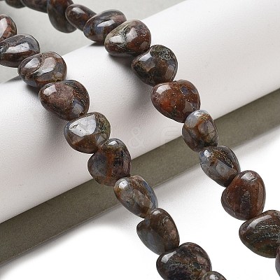 Natural Glaucophane Beads Strands G-R190-10mm-36-1