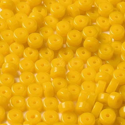 Opaque Colours Glass Seed Beads SEED-E001-P3x6mm-07-1