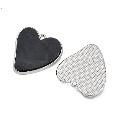 Valentine's Day Alloy with Acrylic Pendants AC-E003-11A-P02-1