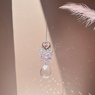Natural Quartz Crystal Suncathcers PW-WG39CEF-03-1