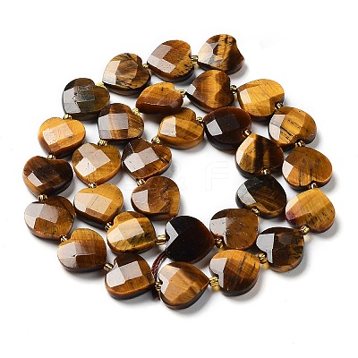 Natural Tiger Eye Beads Strands G-B044-B05-01-1