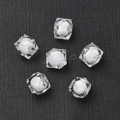 Transparent Acrylic Beads LS-TACR-S112-8mm-01-1