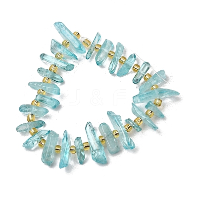 Natural Quartz Crystal Beads Strands G-F800-E08-1