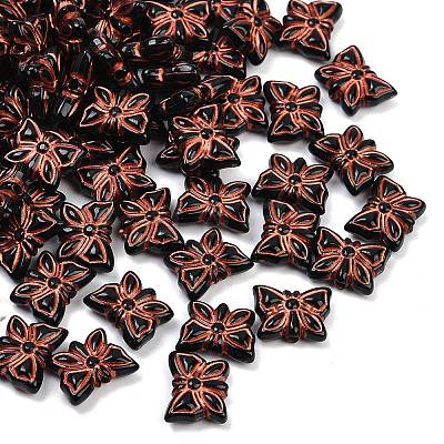 Opaque Acrylic Beads OACR-P029-08A-01-1