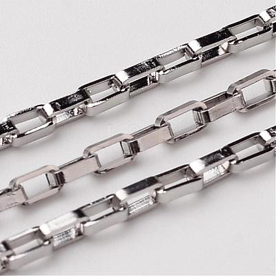 Tarnish Resistant 304 Stainless Steel Venetian Chains CHS-K001-01-2mm-1
