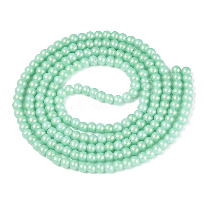 Baking Paint Glass Pearl Beads Strands DGLA-ZX001-05A-08-1
