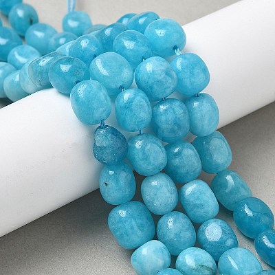 Dyed Natural Malaysia Jade Beads Strands G-P528-I14-01-1