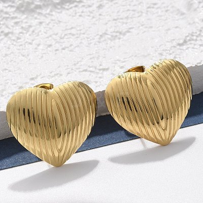 304 Stainless Steel Stud Earrings EJEW-L296-013G-03-1