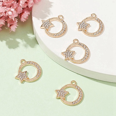 Alloy Rhinestones Pendants FIND-YW0002-01-1