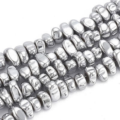 Electroplate Non-magnetic Synthetic Hematite Beads Strands X-G-T061-102O-1