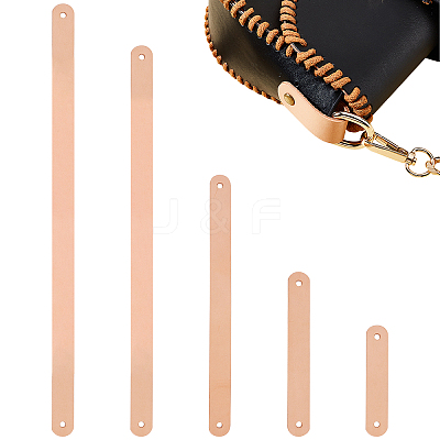 5Pcs 5 Style Leather Bag Handle FIND-WR0005-14-1