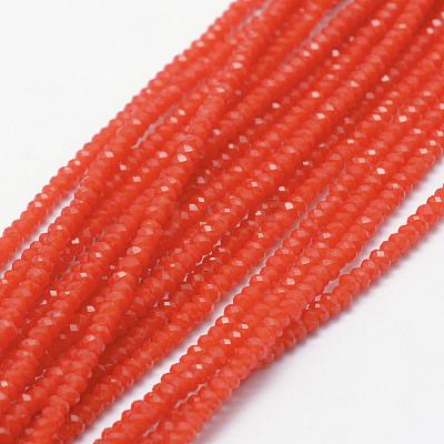 Opaque Glass Beads Strands LS-EGLA-J144-NB03-1