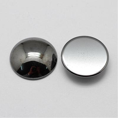 Non-magnetic Synthetic Hematite Cabochons G-P162-05-16mm-1