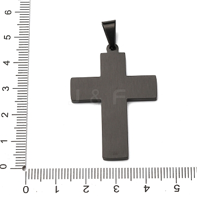 304 Stainless Steel Pendants STAS-P421-16B-1
