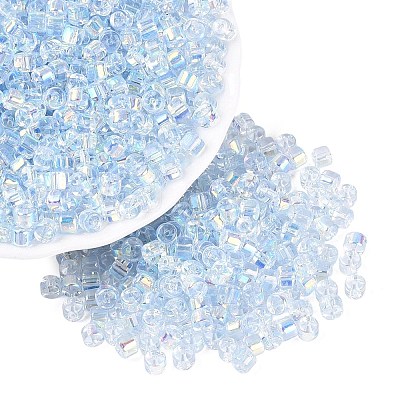 FGB Transparent Colours Glass Seed Beads SEED-Q040-07A-B02-1