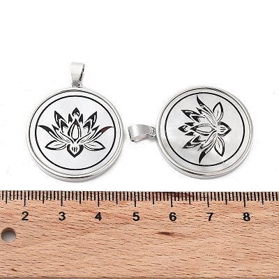 Natural White Shell Pendants SHEL-G017-01P-05-1