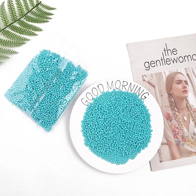 Baking Paint Glass Seed Beads SEED-S003-K10-1