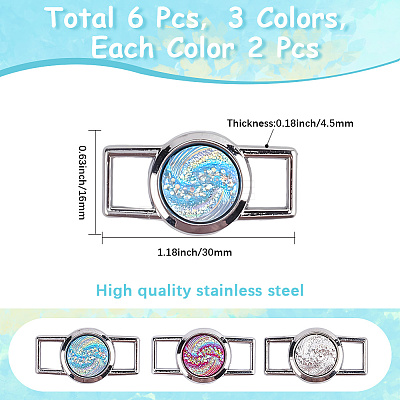 Alloy & Resin Shoelace Charms FIND-CP0002-94D-1