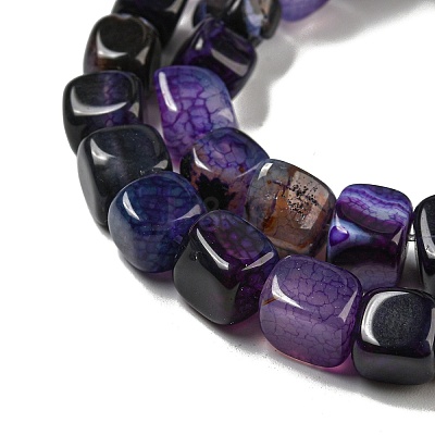 Natural Agate Beads Strands X-G-N326-99G-1