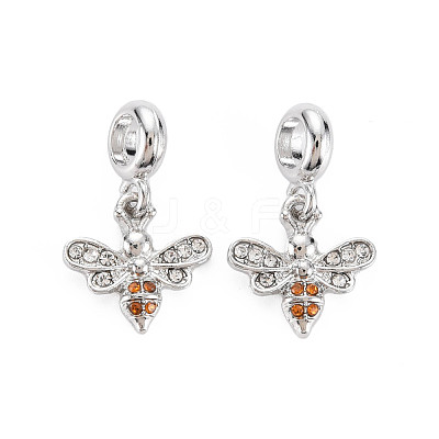 Rack Plating Alloy European Dangle Charms MPDL-N039-120-1