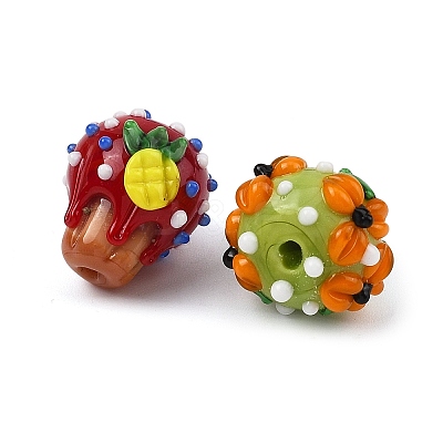 Handmade Lampwork Beads LA-F001-01-1