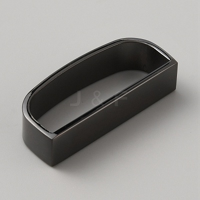 Zinc Alloy Loop Keepers PALLOY-WH0105-36B-1