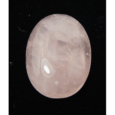 Natural Rose Quartz Cabochons X-G-ROSE10x8x4-1