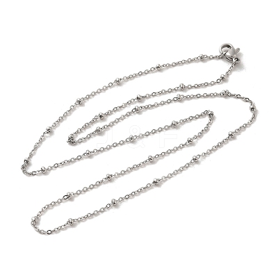 Non-Tarnish 304 Stainless Steel Satellite Chain Necklaces NJEW-I248-13P-1