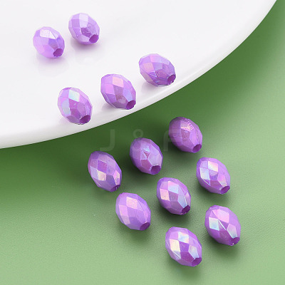 Opaque Acrylic Beads TACR-S153-32I-04-1