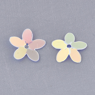Plastic Paillette Beads X-PVC-R012-01190-1