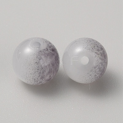 Two Tone Crackle Glass Beads LS-GGLA-TAC0008-02E-1